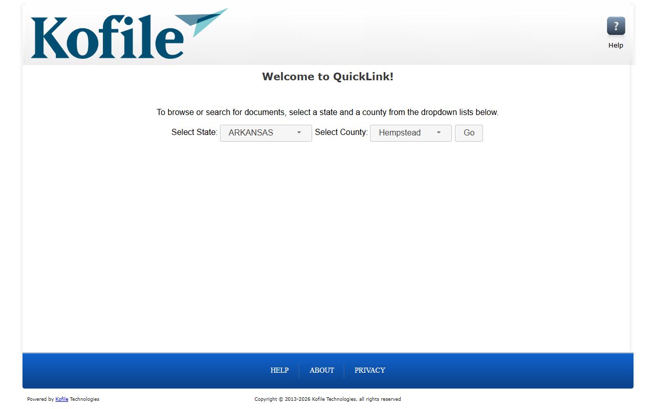 Kofile QuickLinks digitized index books used for older Nueces County court records