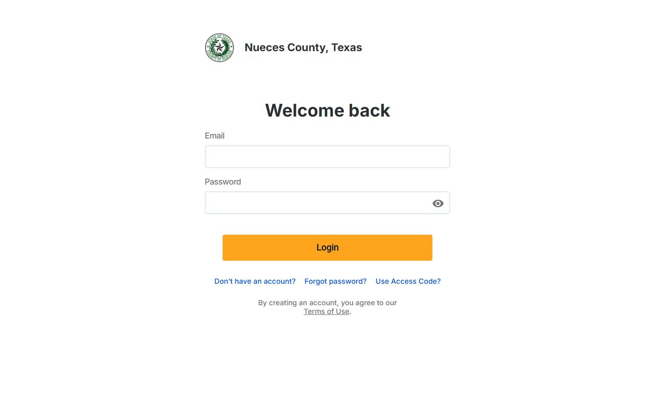 Nueces County District Clerk paper request form for court dockets and records